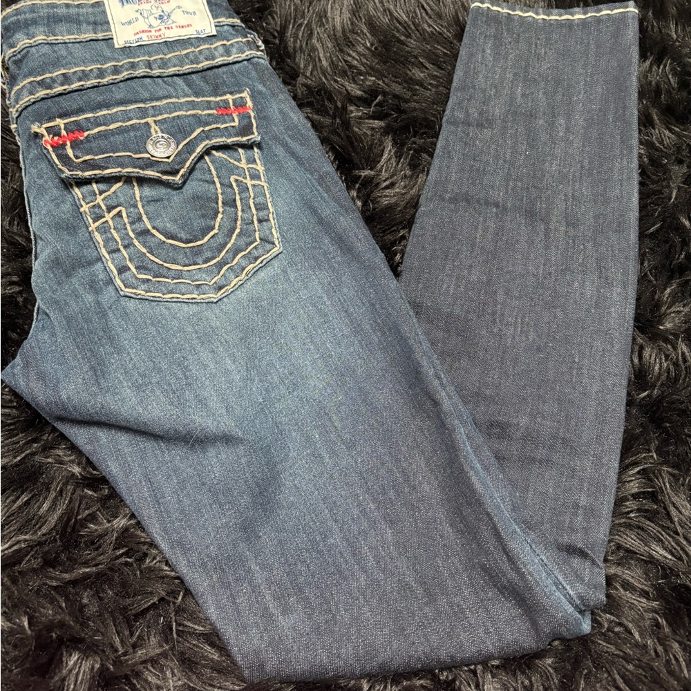 True Religion Dark Blue Skinny Jeans